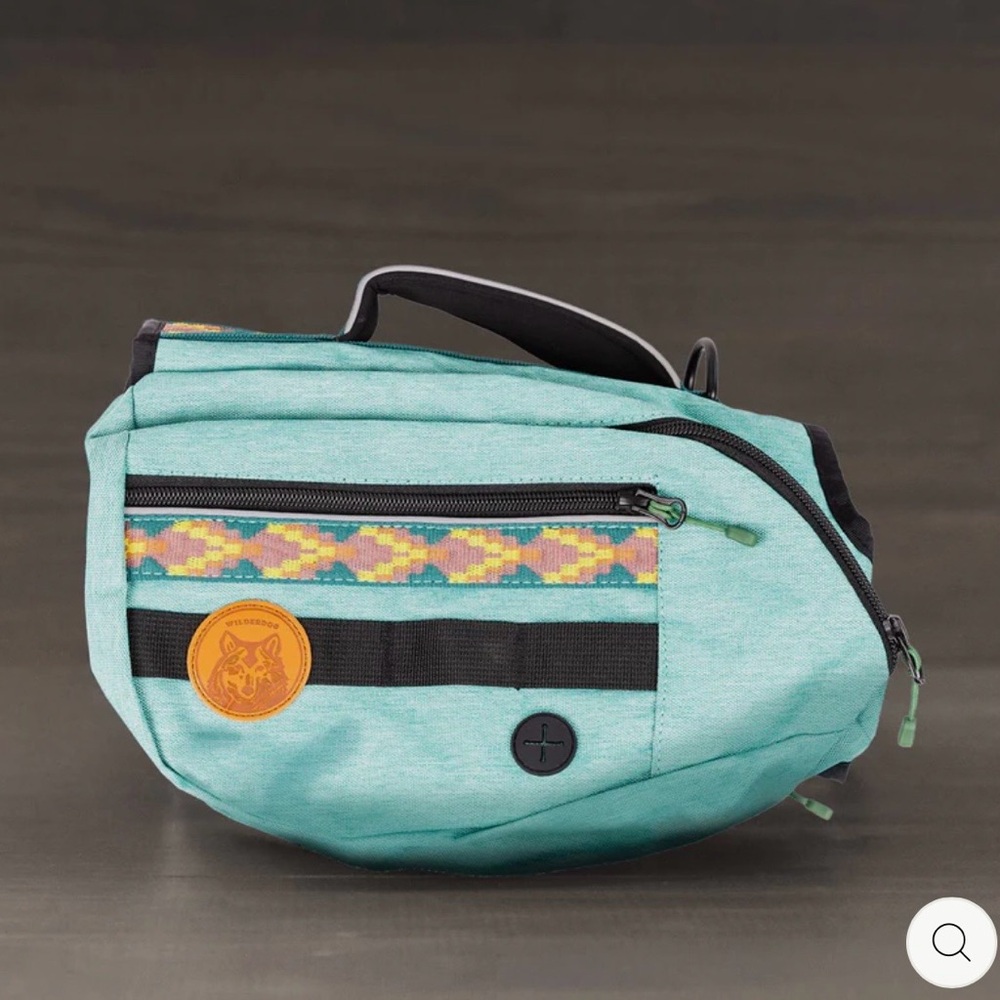 Seafoam green small dog backpack brand new from Wilderdog